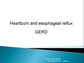 Heartburn and Esophageal Reflux